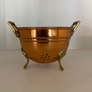 The cutest vintage copper colored berry bowl